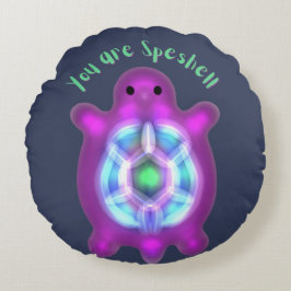 Cojín Redondo You Are Speshell Turtle Personalized Gift