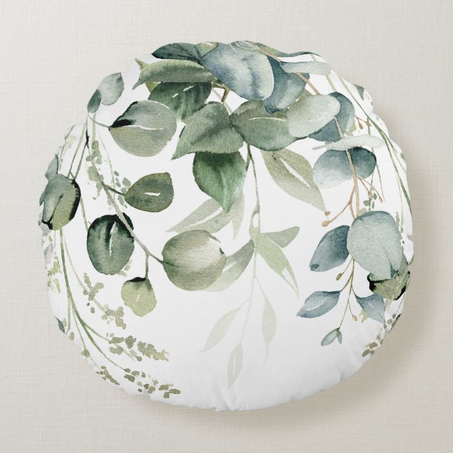 Cojín Redondo Your Custom Sturdy Spun Polyester Round Pouf (Anverso)