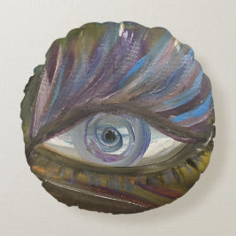 Cojín Redondo your eye is the mirror of your soul