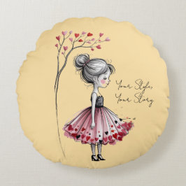 Cojín Redondo Your Style, Your Story.