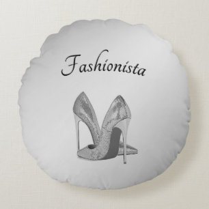 Cojín Redondo Zapatos de tacón alto de Fashionista