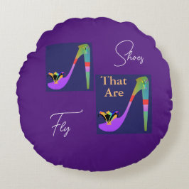 Cojín Redondo Zapatos que son moscas