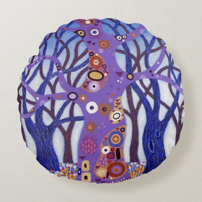 Cojín Redondo Zebedee demasiado 2012 (Anverso)