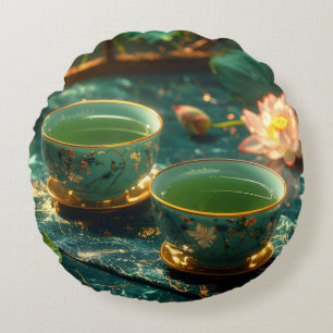COJÍN REDONDO ZEN BUDISMO - CEREMONIA DEL TÉ