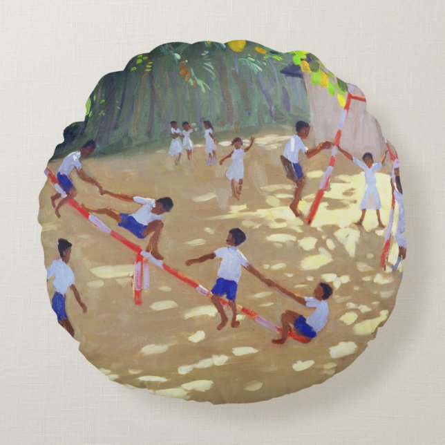 Cojín Redondo Zona de juegos Sri Lanka 1998 (Anverso)