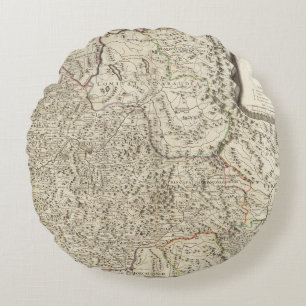 Cojín Redondo Zonas urbanas de Francia 3