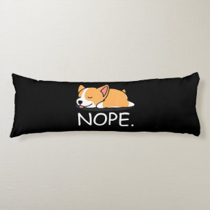 Cojín Regalo Corgi  Nope Perro Corgi perezoso - No Hoy