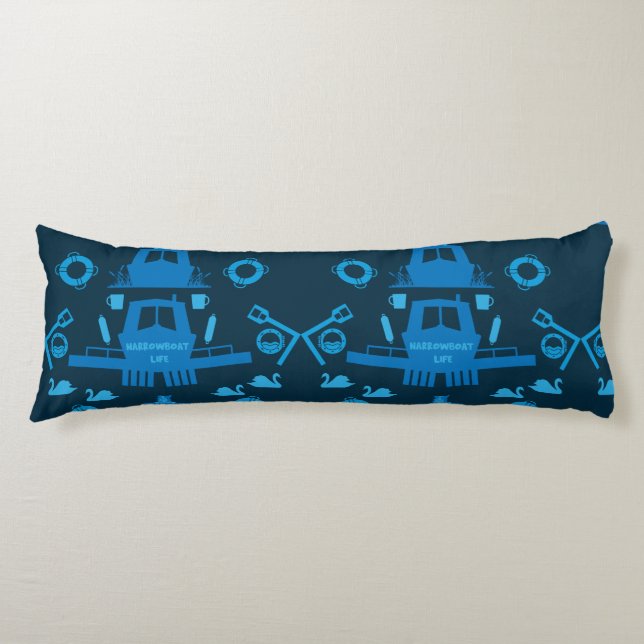 Cojín Regalos de barcos estrechos británicos (Anverso)