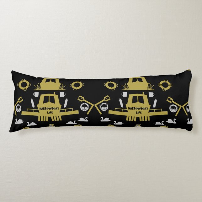 Cojín Regalos de barcos estrechos británicos (Anverso)