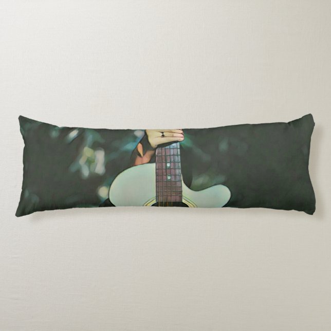 Cojín Regalos de guitarrista de Guay (Anverso)