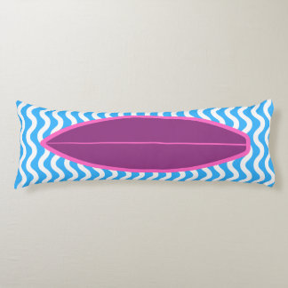 Cojín Relajante Crimson Blue Waves Surfing Body Pillow