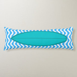 Cojín Relajante Waves azul turquesa Pillow para el cuerp