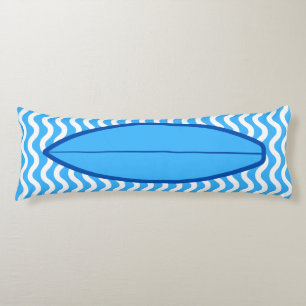 Cojín Relajante Waves Azules Surfing Body Pillow