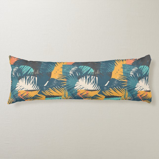 Cojín Resumen de almohadillas del cuerpo del patrón de h (Anverso)