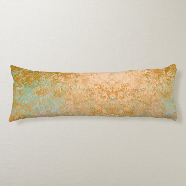 Cojín Resumen de tinta para alcohol de la patina azul do (Anverso)