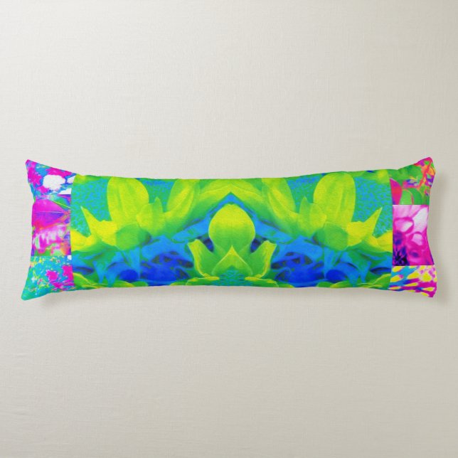 Cojín Resumen del mosaico del Sunflower Garden Collage (Anverso)