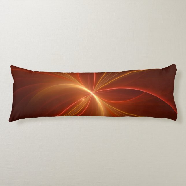 Cojín Resumen místico Arte fractal Colores cálidos moder (Anverso)