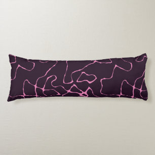 Cojín Resumen Rosa Y Púrpura