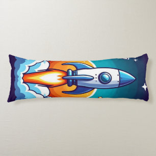 Cojín Retro, cohete espacial exterior