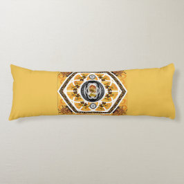 Cojín Retro de color con encaje y flores