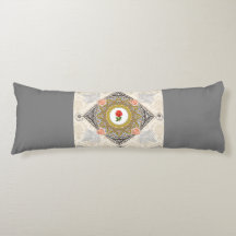 Retro de cosecha colorida con encaje y flores