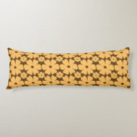 Retro Fall Daisy Floral Pattern Warm Earthy Brown