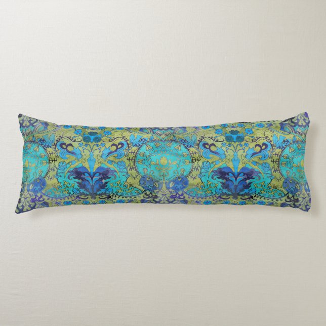 Cojín Retro inversible del Art Nouveau William Morris de (Anverso)