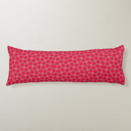 Cojín Retro Pink Clover Pattern Body Pillow