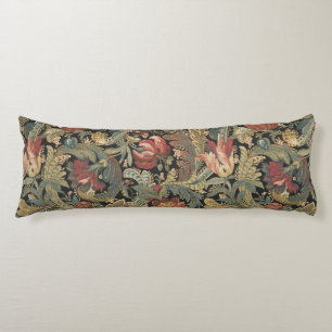 Cojín Rica Tapicería de Brocado Floral Antiguo Victorian