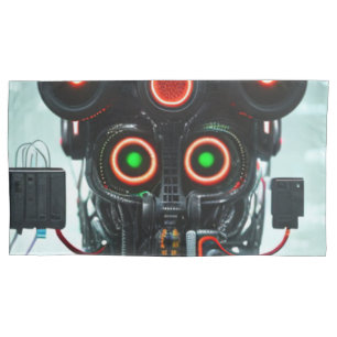 Cojín Robot 3 funda de almohada king 2 lado