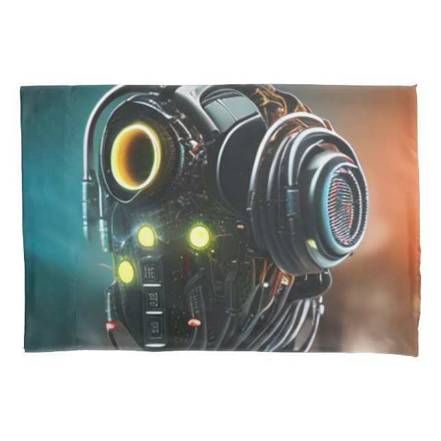 Cojín Robot 5 funda de almohada estándar de 2 lados (Anverso)