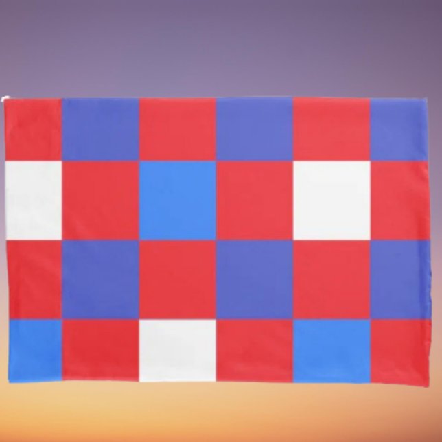 Cojín Rojo, Blanco y Sueño – Funda de Almohada Patriótic (Subido por el creador)