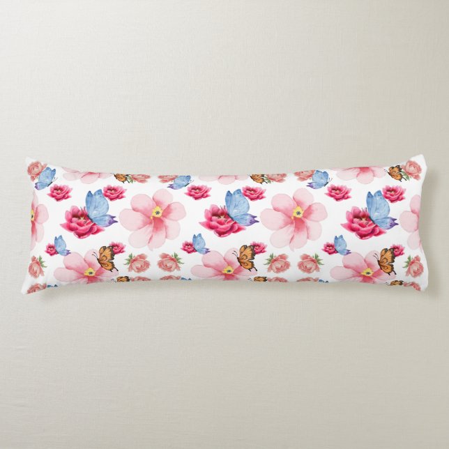 Cojín Romantic flowers in English cottage garden (Anverso)