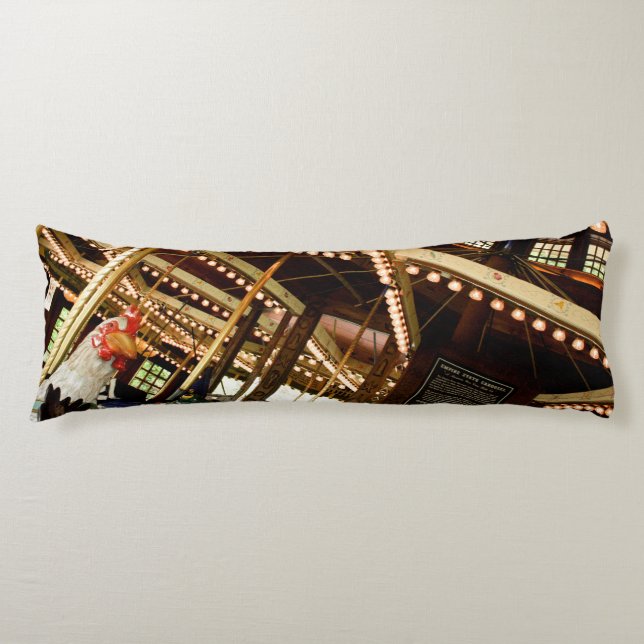 Cojín Rooster de carrusel de época (Anverso)