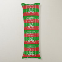 Ropa de jingle de patrón de suéter feo Hilo de nav