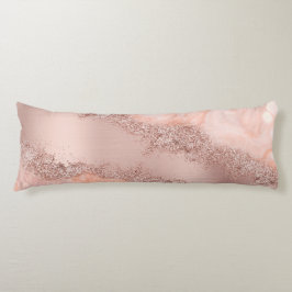 Cojín Rosa Purpurina Geode rosado de Rubor para