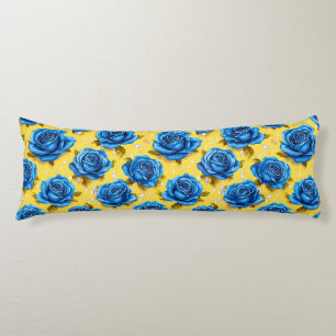 Cojín Rosas azules 3d