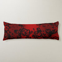 Ruby rojo negro elegante floral brillante elegante