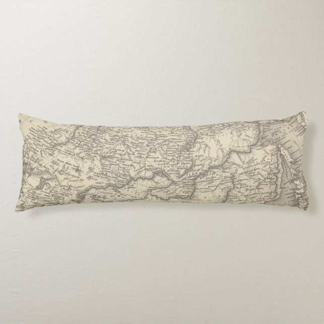 Cojín Rusia en Asia y Tartary (Anverso)