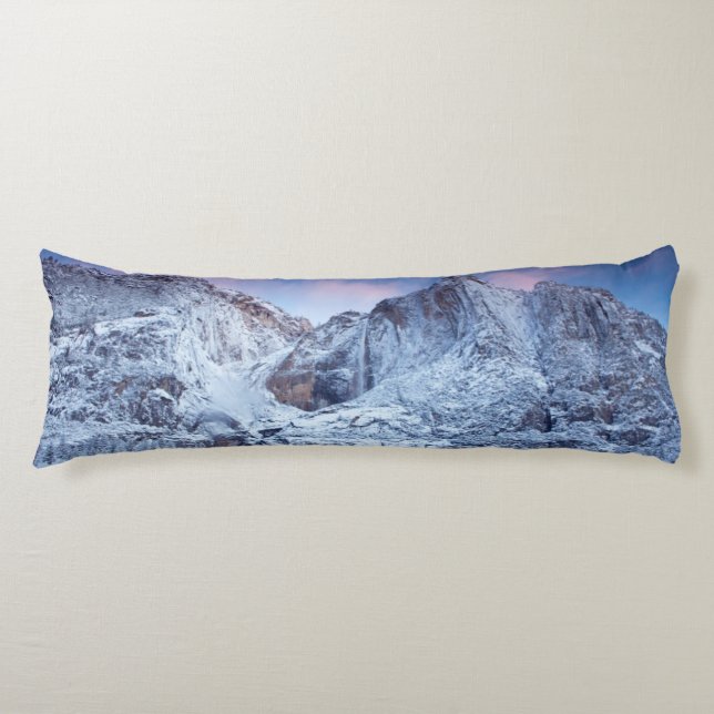 Cojín Salida del sol de las cataratas de Yosemite (Anverso)