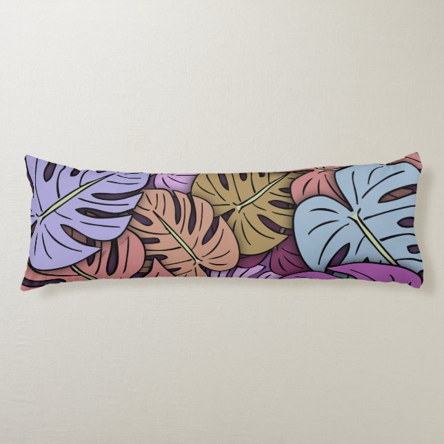 Cojín Saltos de Monstera #7 (Anverso)