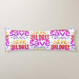 Cojín Salven niños, salven vidas