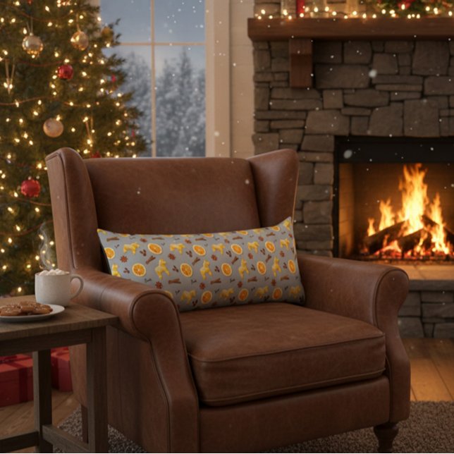 Cojín Scandinavian Gingerbread & Citrus Holiday  (Subido por el creador)