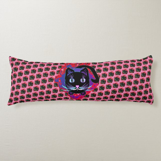 Cojín Schwarze Katze (Anverso)