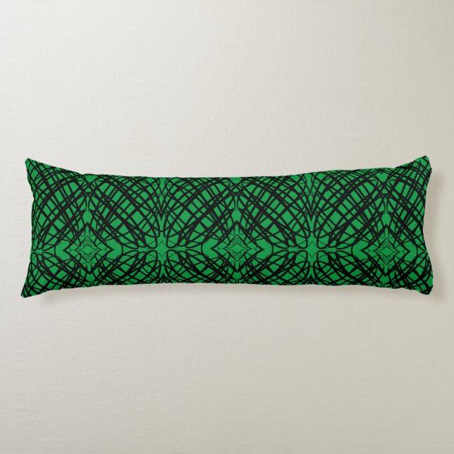 Cojín Scribe simple | Tejido Espejo | Verde | (Anverso)