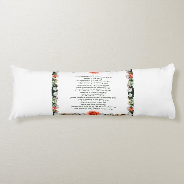 Cojín Scripture, Psalm 11, Botanic (Anverso)