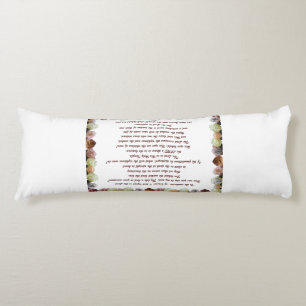 Cojín Scripture, Psalm 11, Flowerful