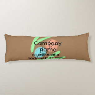 Cojín Sencillo logo de personalizado minimalista elegant