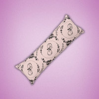 Sencillos corazones negros, florales, infinitos en