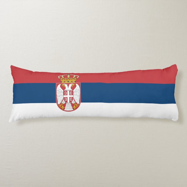 Cojín Serbia Flag (Anverso)